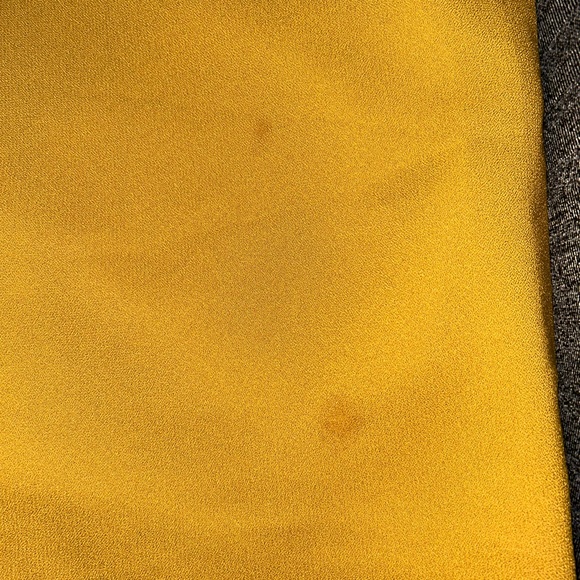 Antthony Golden Mustard Button-Front Blazer Jacket Skirt Suit Combo - Picture 9 of 10